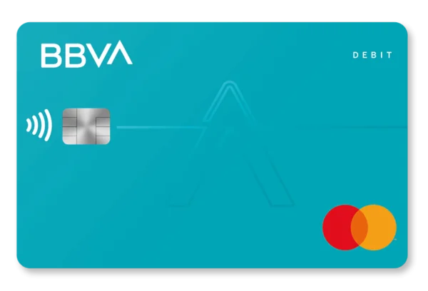 BBVA Debit Mastercard in Türkis