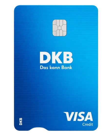 DKB Visa Kreditkarte im Kartendesign