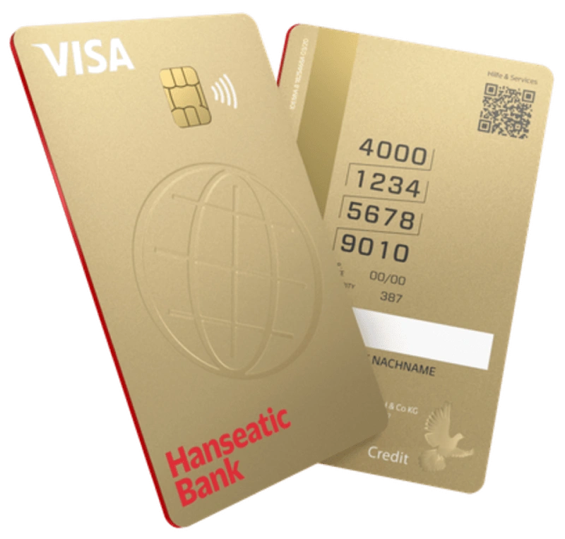 Hanseatic Bank GoldCard Visa-Kreditkarte Gold
