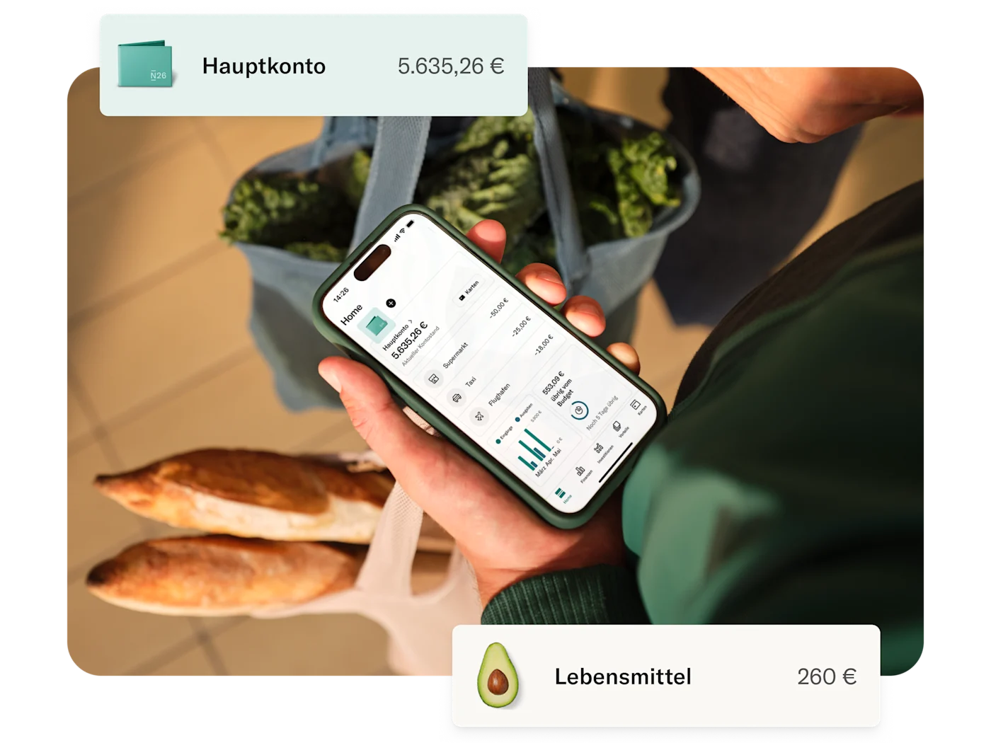 N26 Spaces in der App