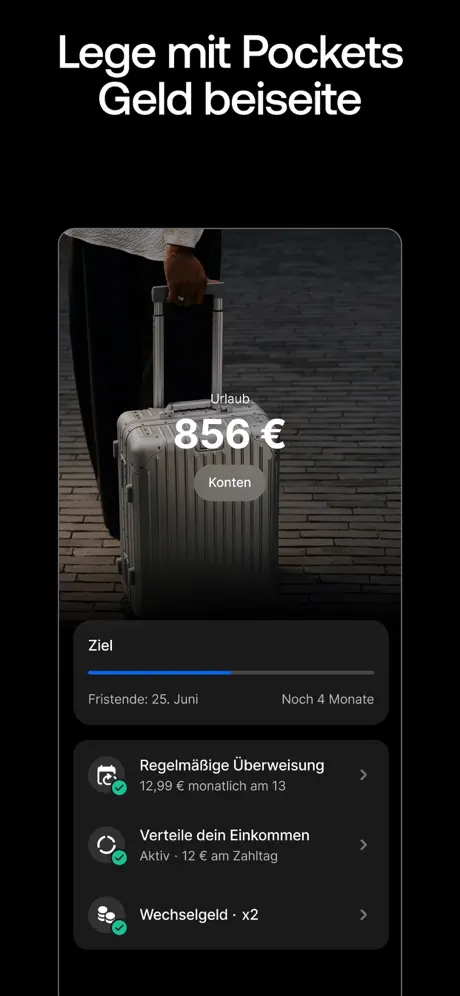 Revolut App Screenshot: Budgetplanung und Ausgabenanalyse