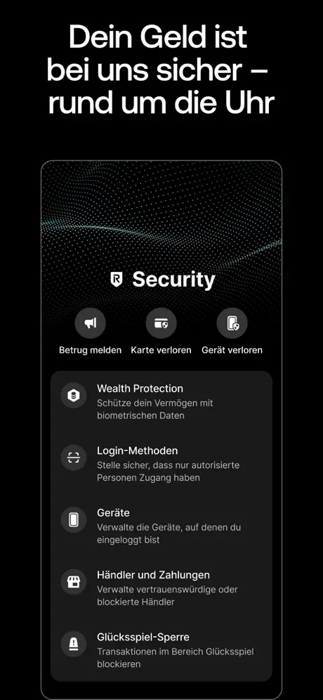 Revolut App Screenshot: Revolut Stays und Reisebuchungen