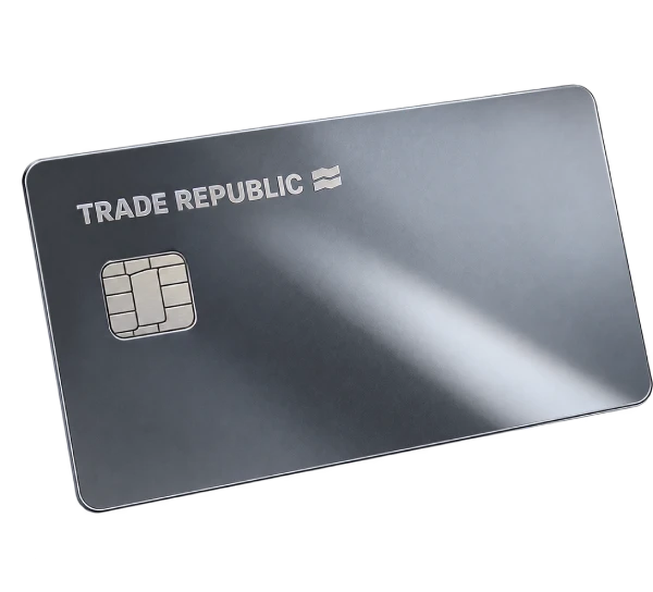 Trade Republic Karte aus Metall